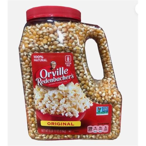 Orville Redenbacher Popcorn Kernels Container with Red Lid