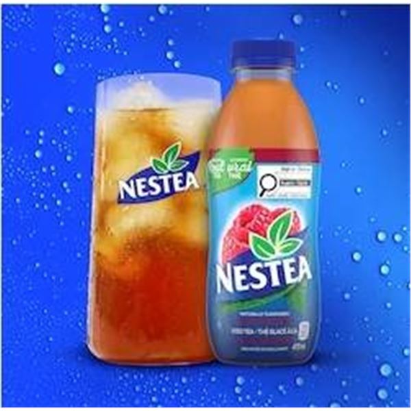 Nestea Bottled Iced Tea, Pack of Multiple Units, Raspberry Tea Flavor 12x173ml