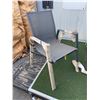 Image 2 : Outdoor Mesh Patio Chair with Metal Frame, Model RS-74924