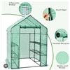 Image 1 : 36 x 56 x 77 Inch Walk-In Greenhouse with PE Cover