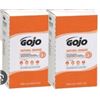 Image 1 : 2 Gojo Natural Orange Hand Cleaner Containers, 2000 mL Each