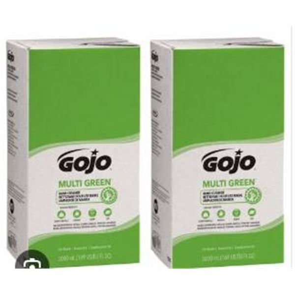 2 GOJO Multi Green Hand Cleaner Refill 2000 mL