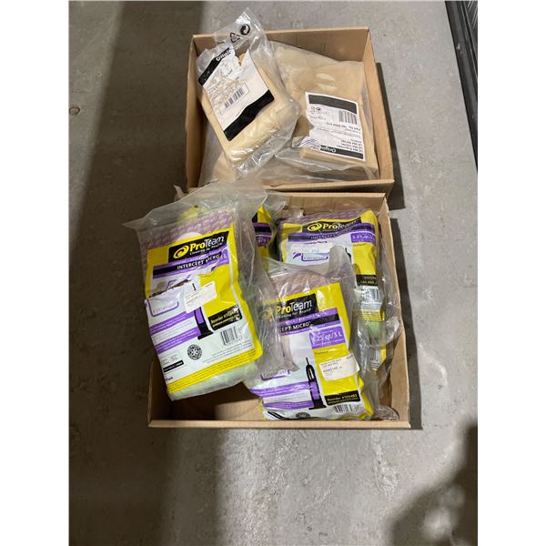 ProTeam Intercept Micro Filters And UZ964 Vacuum Cleaner Bags – Lot of 9