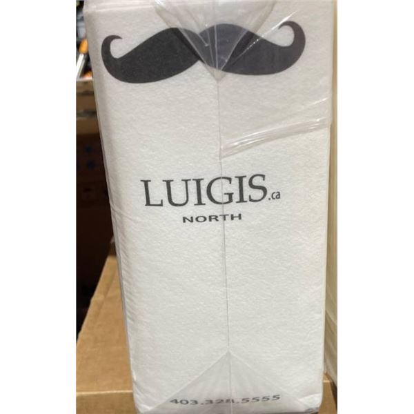 Luigis.ca North White Napkins, Hoffmaster White Dinner, 2-Ply, 1/8 Fold