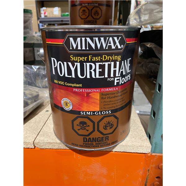 Minwax Polyurethane for Floors 2.71 L Semi-Gloss Finish