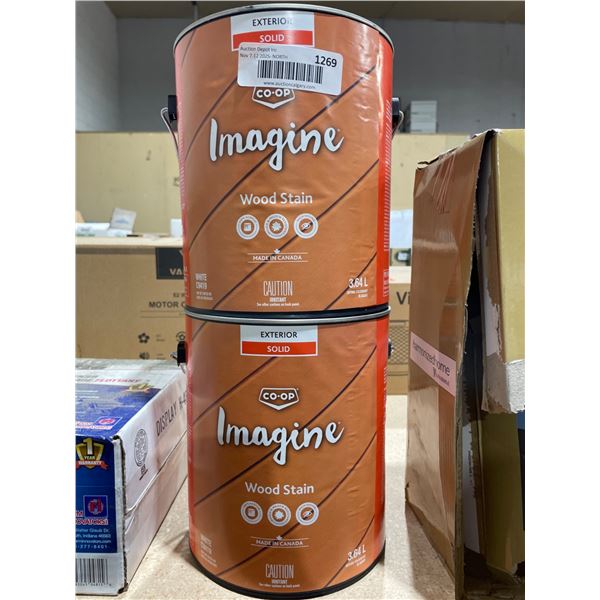 Co-op Imagine Wood Stain Solid Exterior 3.64L (Set of 2)