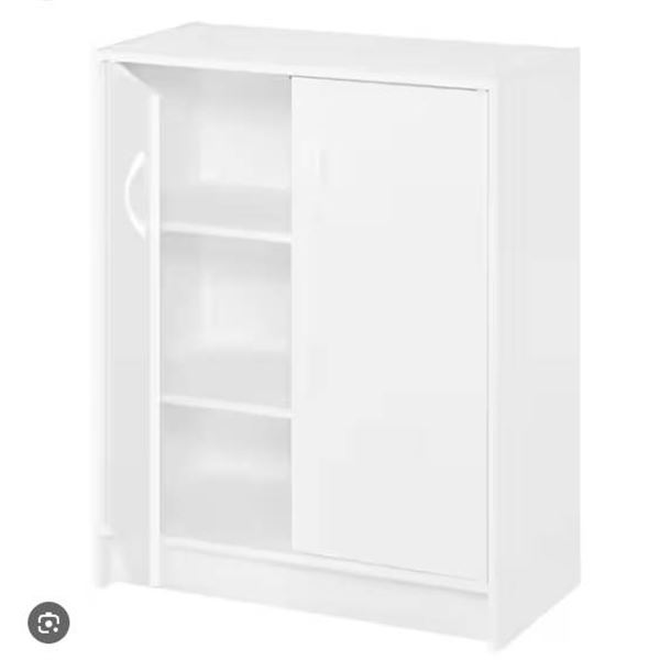 ClosetMaid 2-Door Stackable Organizer in White 31.5-inch (80 cm) height, 11.63-inch (29.5 cm) depth,