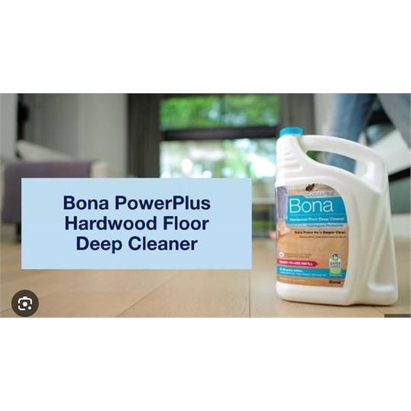 LOT OF 2X 128 FL OZ Bona Hardwood Floor Deep Cleaner