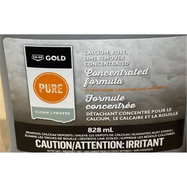 Gold Concentrated Formula Cleaner, 828 ml, Lot of 12
