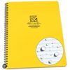 Image 3 : Rite in the Rain All-Weather Side-Spiral Notebook, 8 1/2″ x 11″, Yellow Cover, Uni