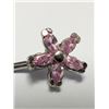 Image 2 : $50 Silver Pink Cz  Belly Button