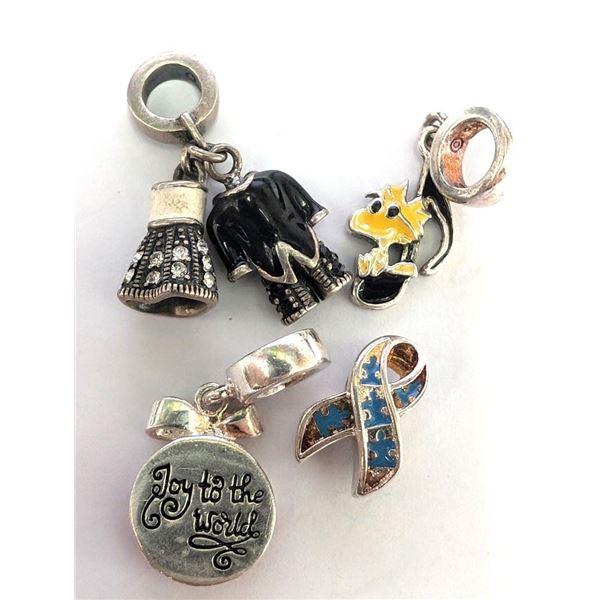 $150 Silver 10.5G Pandora Style  Beads