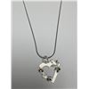 Image 2 : $60 Silver Heart 16" Necklace
