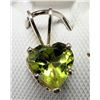 Image 1 : Silver Peridot 0.95Ct Pendant