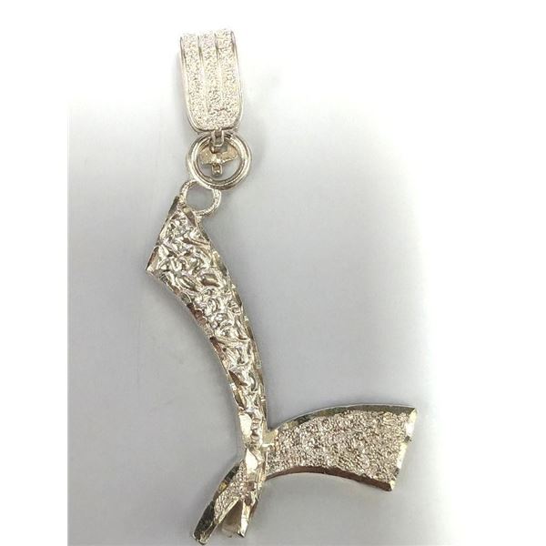 $70 Silver Letter L 3.6G Pendant