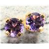 Image 2 : $240 14K  Amethyst 3Mm Earrings