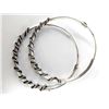 Image 1 : $70 Silver Hoop 4G Earrings