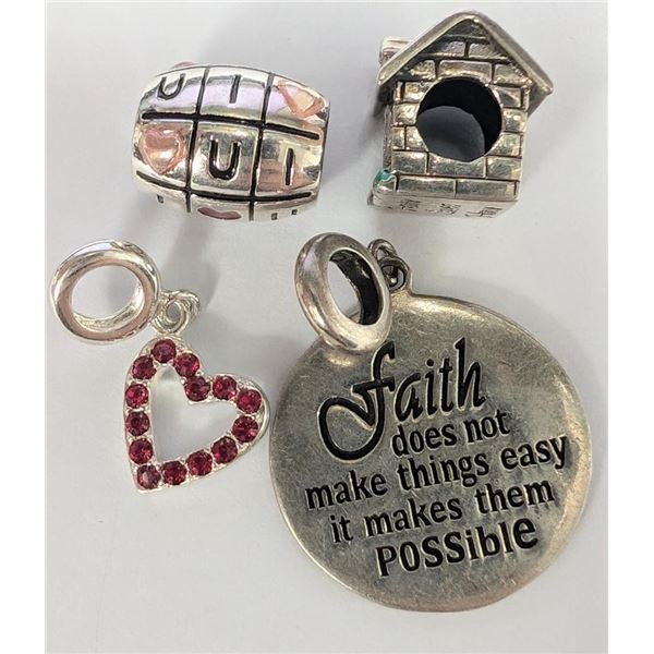 $150 Silver 10.6G Pandora Style Beads