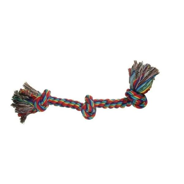 Dog It Rope Dog Toy With Multicolored Braided Design