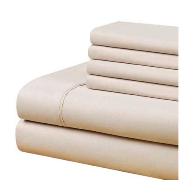 Comfy Bamboo World 8800 Gold Series Queen Sheet Set, 4 Pieces
