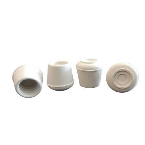 Shepherd 9121 Rubber Leg Tips, 1 Inch (25mm), Set of 4 (3 Packs)