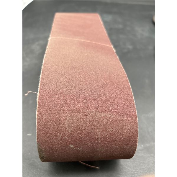 Lot of 10 Sanding Belts, 3 in x 24 in, 100 Grit