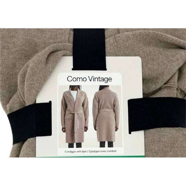 Como Vintage Beige Women’s Cardigan Sweater M/M **No Belt**