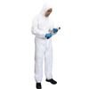 Image 1 : Disposable Polypropylene Coveralls (XXL) AND Non-Toxic Dust Masks Set of 5.