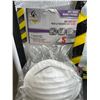 Image 5 : Disposable Polypropylene Coveralls (XXL) AND Non-Toxic Dust Masks Set of 5.