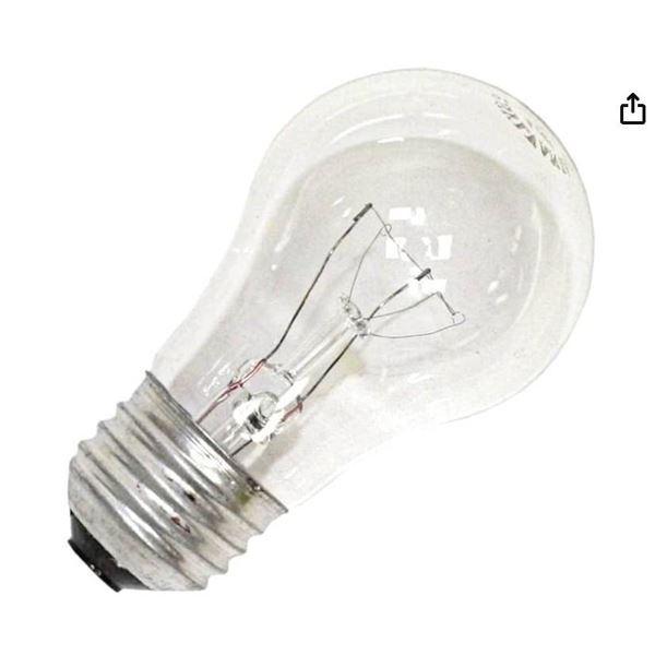Sylvania 40W Double Life A15 Clear Appliance Light Bulbs (4 Packs of 2 Bulbs)