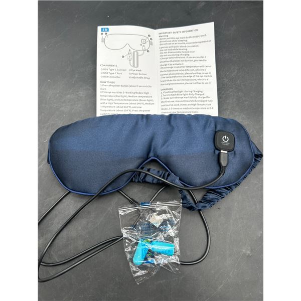 USB-Powered Eye Mask With Heat Compress Function