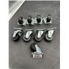 Image 2 : 1-1/4 in. Soft Rubber and Steel Swivel Plate Caster with 30 lb. Load Rating Lot of 9