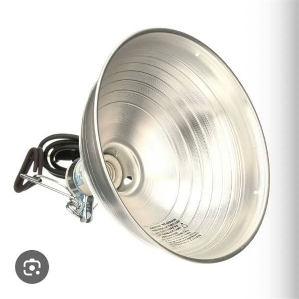 Bayco 10.5 Inch Brooder Clamp Light with 6 Ft Heavy-Duty Cord