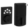 Image 1 : Weiser Elements Keypad Electronic Deadbolt in Black Satin Finish
