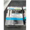 Image 3 : Lot of 3 Regal Ideas Lag Screws SCP-24-BL #14 x 2 1/2 Inch (Black) – Pack of 24