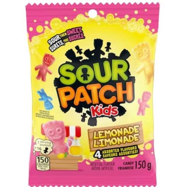 Sour Patch Kids Lemonade Flavors 10 Bags of 150g Each