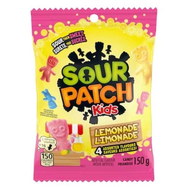 Sour Patch Kids Lemonade Flavors 10 Bags of 150g Each