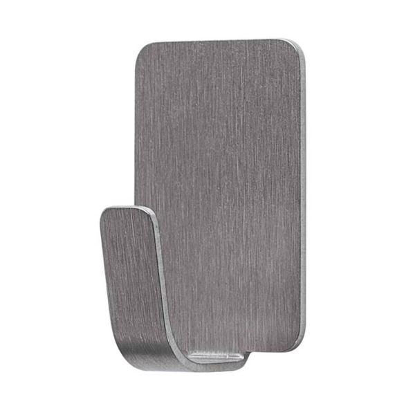 3M Command Stainless Steel 4 Pack Small Metal Hooks, 0.5 lb Capacity, Set of 3