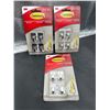 Image 2 : 3M Command Stainless Steel 4 Pack Small Metal Hooks, 0.5 lb Capacity, Set of 3