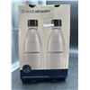 Image 2 : Sodastream 1L Fuse Black Bottles Twin Pack – Dishwasher Safe