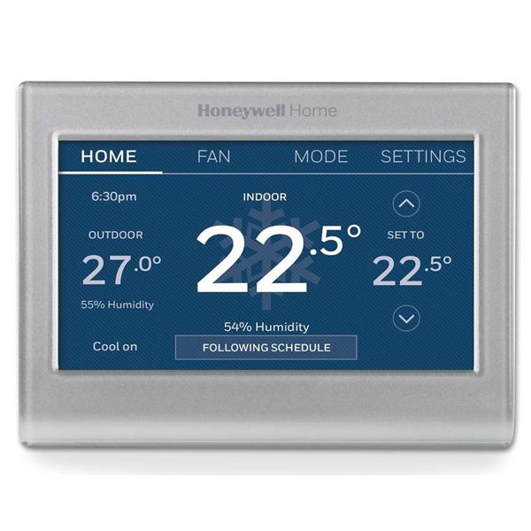 Honeywell Home RTH9585WF Wi-Fi Smart Colour Thermostat, 7-Day Programmable, Touchscreen, Energy Star