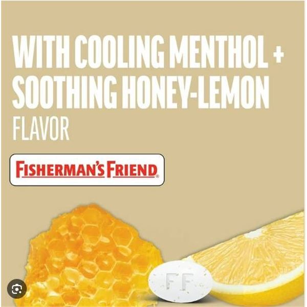 Fisherman’s Friend Honey-Lemon Sugar Free Lozenges 8 x 22 ct Packets