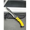 Image 6 : 16″ Defender Xtreme Full Tang Hunting Knife with Black/Yellow Rubber Handle