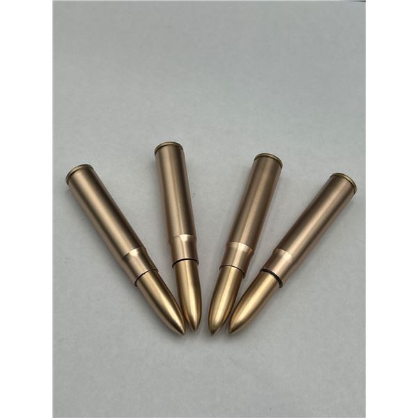 Four Barrett .50 Caliber Cartridge-Inspired Ballpoint Pens