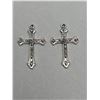 Image 1 : Two Silver Cruciform Metal Charms
