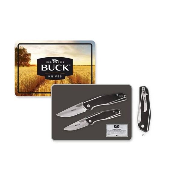 Buck Knives 246 & 247 Liner Lock Combo Collector’s Tin