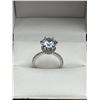 Image 1 : Ladies 1.3 carat Brilliant Cut Solitaire ring with Pavé Band