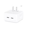 Image 1 : Apple 35W Dual USB-C Port Compact Power Adapter, Model A2571