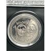 Image 1 : 1974 Canadian Winnipeg Centennial Silver Dollar in Display Case