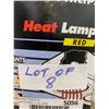 Image 3 : Philips 175W Heat Lamps Red – Lot of 8
